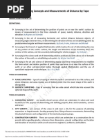 This Study Resource Was: LECTURE 1: Surveying Concepts and Measurements of Distance by Tape