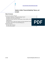 IB Interview Guide, Module 4: What "Financial Modeling" Means, and The Core Technical Concepts