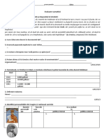 Evaluare Sumativa CL - VI 6