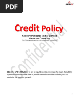 Credit Policy