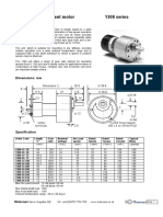 Geared DC Instrument Motor 1308 Series