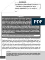 A Periodização Do Desenvolvimento Psicológico Na Infância