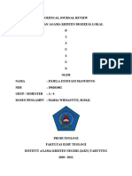 Critical Journal Review Pak Digereja Lokal