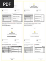 Health Decleration Form