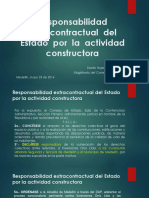 Responsabiliidad Extracontractual Del Estado Por La Actividad Constructora