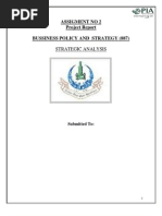 Bussiness Policy and Strategy