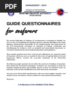 Guide Questionnaires: For Seafarers