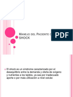 Manejo Del Paciente Con Shock