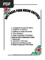 10 Pasos para Nuevo Creyente