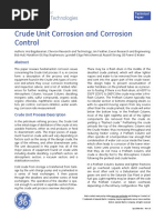 Crude Unit Corrosion and Corrosion Control: Technical Paper