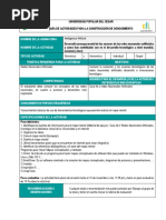 Formato - Guia - Actividades - Mapa Mental Redes Neuronales Artificiales