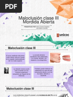 Maloclusion Clase III Mordida Abierta