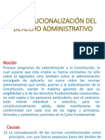 Constitucionalización Del Derecho Administrativo