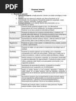 Guía Examen Mental