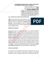 Casación 13119 2017 Lima Indemnización Despido Arbitrario LP