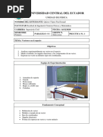 Informe Vectores en El Espacio