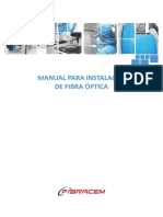 Manual para Instalação de Fibra Óptica