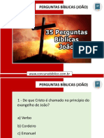 35 Perguntas Evangelho de João