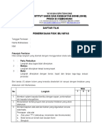 Daftar Tilik PNC