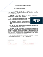 Special Power of Attorney: ID No. ID No. CRN: Issued By: Laguna SSS Issued By: Rizal COMELEC