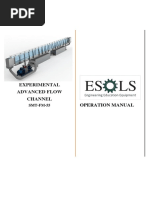 Experimental Advanced Flow Channel: Operation Manual