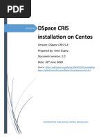 Dspace Cris Installation On Centos