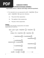 Assignment-3 Solution (Ns-104 Electrodynamics Andoptics)