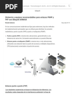 Distancia Y Equipos Recomendables para Enlaces PTMP Y PTP Con Ubiquiti Airmax