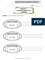 Worksheet Math Tahun 5 - Topik 1