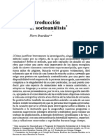 Bourdieu-Introducción Al Socioanálisis