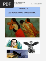 Unidad 3 Del Realismo Al Modernismo: Cuaderno de Aprendizaje Lengua Y Literatura 3ro. Bachillerato