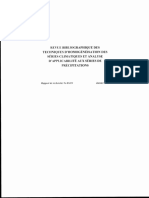 Revue Bibliographique Des Techniques D'Homogénéisation Des Séries Climatiques Et Analyse D'Applicabilité Aux Séries de Précipitations