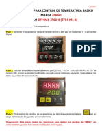 Programacion para Control de Temperatura Basico