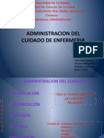 Administracion Del Cuidado de Enfermeria