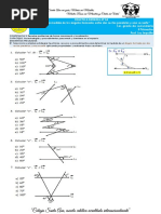 Práctica Dirigida #05-Angulos en Rectas Paralelas y Una Secante