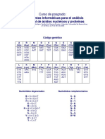 Herramientas Informáticas para El Análisis Estructural de Ácidos Nucleicos y Proteínas