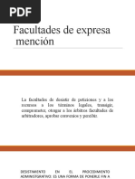 Facultades de Expresa ADMINISTRATIVO ART 57