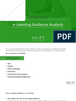 Audience Analysis TEMPLATE