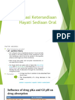 Materi 6 (Lanjutan) Studi Biofarmasetika Sed - Oral