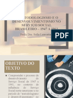 1 Aula - O METODOLOGISMO E O DESENVOLVIMENTISMO