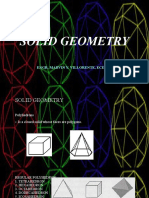 Solid Geometry: Engr. Marvin Y. Villorente, Ece, Ect