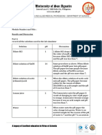 Biochemistry (Lab Report)