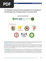 1 The Philippine Clinical Practice Guidelines For The Diagnosis and Management of Hepatocellular Carcinoma 2021