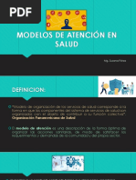 Presentación Modelos de Atención en Salud