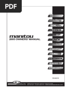 2005 Manitou Fork Service Manual