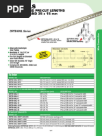 Din Rails: Standard and Pre-Cut Lengths 35 X 7.5 MM and 35 X 15 MM