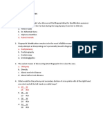 Post Test in Criminalistics Personal Identification: D. Robert Heindle