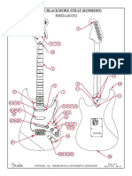 RITCHIE BLACKMORE STRAT (0139010305) : Parts Layout