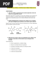 P-11 - Cuestionario EXTRACCIÓN DE CAFEÍNA A PARTIR DE UNA FORMA FARMACEUTICA