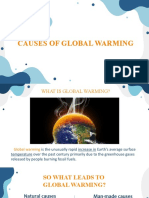 Causes of Global Warming: Presented by